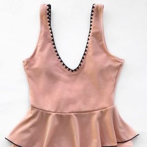 Pink One-piece Swimsuit